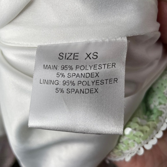 Alamour The Label Lunara Sequins Mini Dress in Mixed Color Rainbow Size XS - Picture 12 of 16